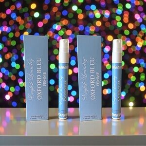 Lot Of 2 English Laundry Oxford Bleu Femme Eau de Parfum 10ml Spray NEW MSRP $50